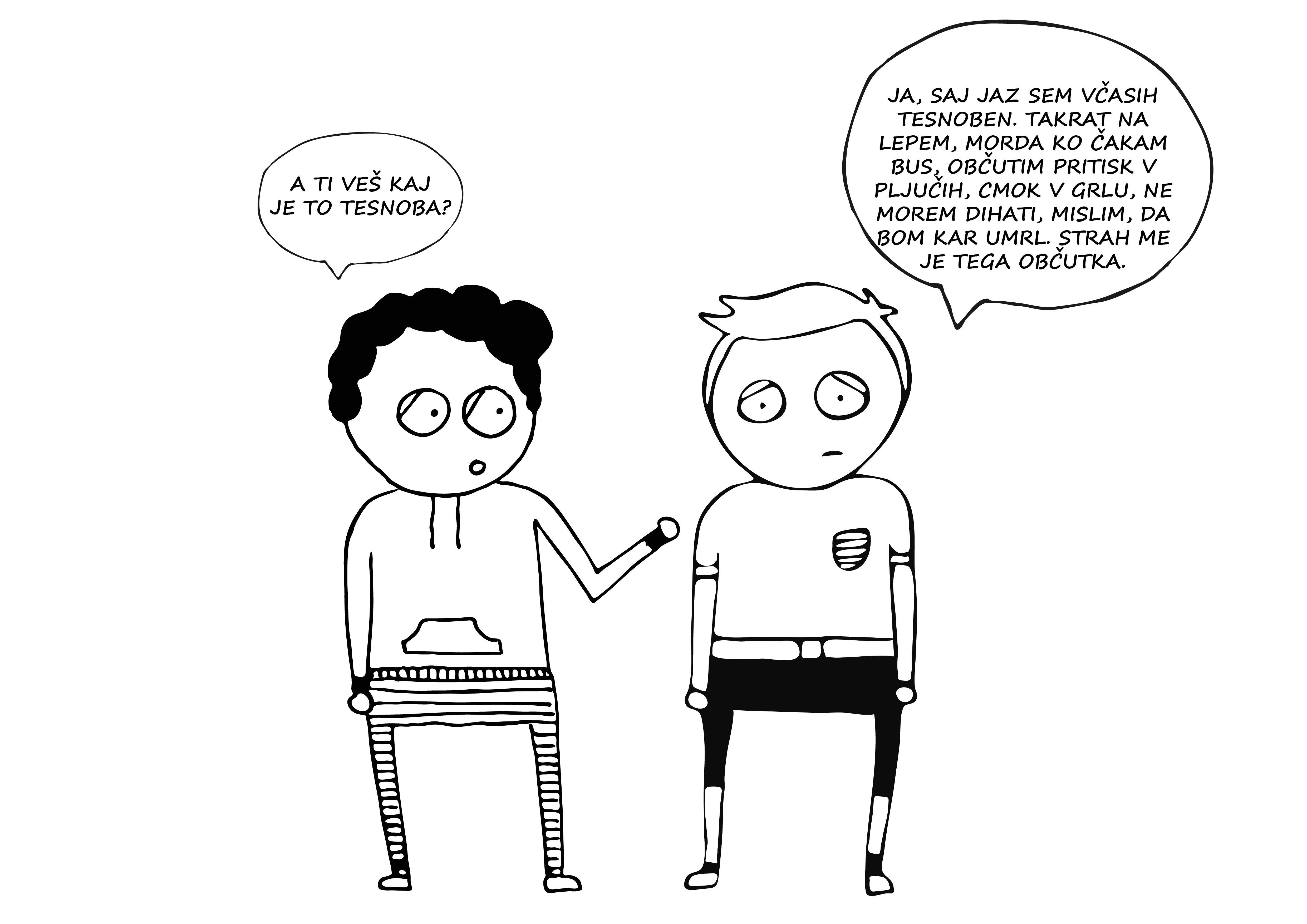 mladostniki v stiski risbica pom 1