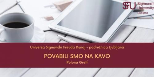Povabili smo na kavo - asist. Polona Greif