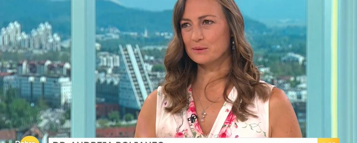 Andreja Poljanec_Oddaja Dobro jutro